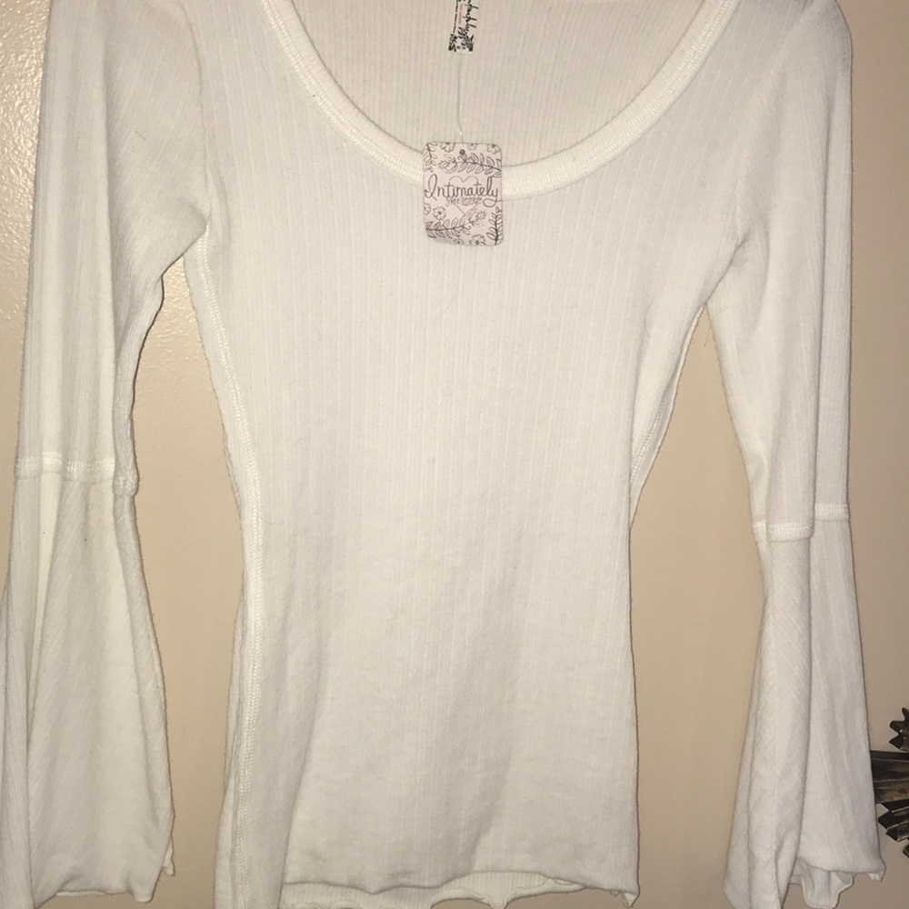 free people bell sleeve shirt